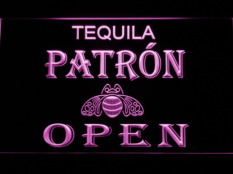 Patron Open LED Neon Sign